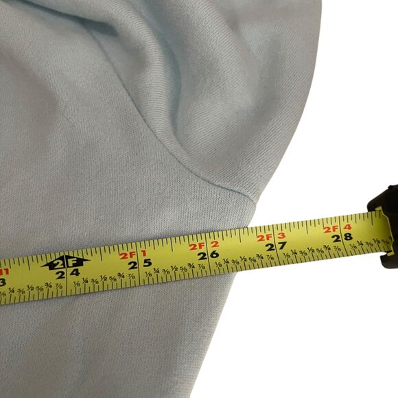 Disney Parks Mickey and Minnie Hoodie Zip Sweatshirt Adult XL Light Blue 2023 - Picture 2 of 8